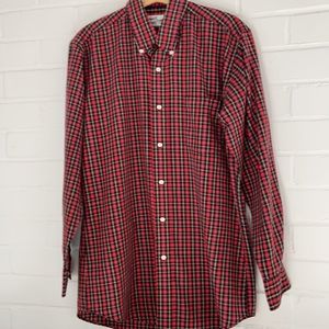 Sears Roebuck ~ Vintage ~ Classic Mens Christmas Plaid Shirt